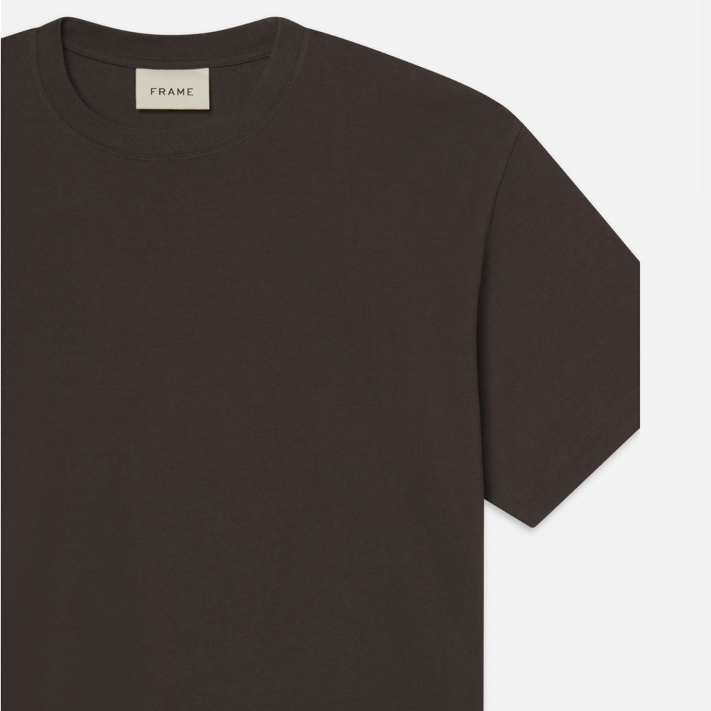 BNWT FRAME Logo Tee in Brown